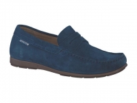 chaussure mephisto mocassins alyon bleu